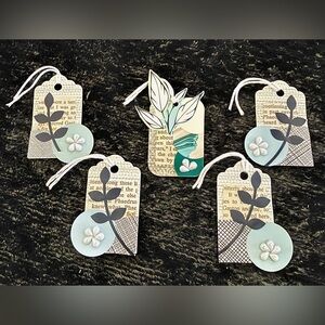 Handcrafted Floral Gift Tags